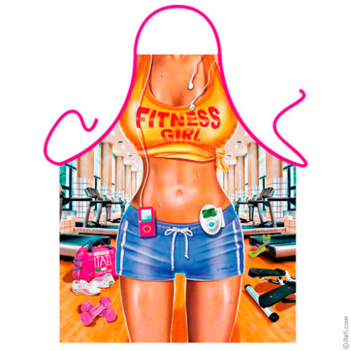 Fitness girl apron