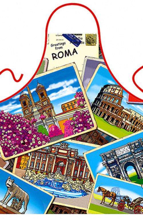 Rome’s postcards apron